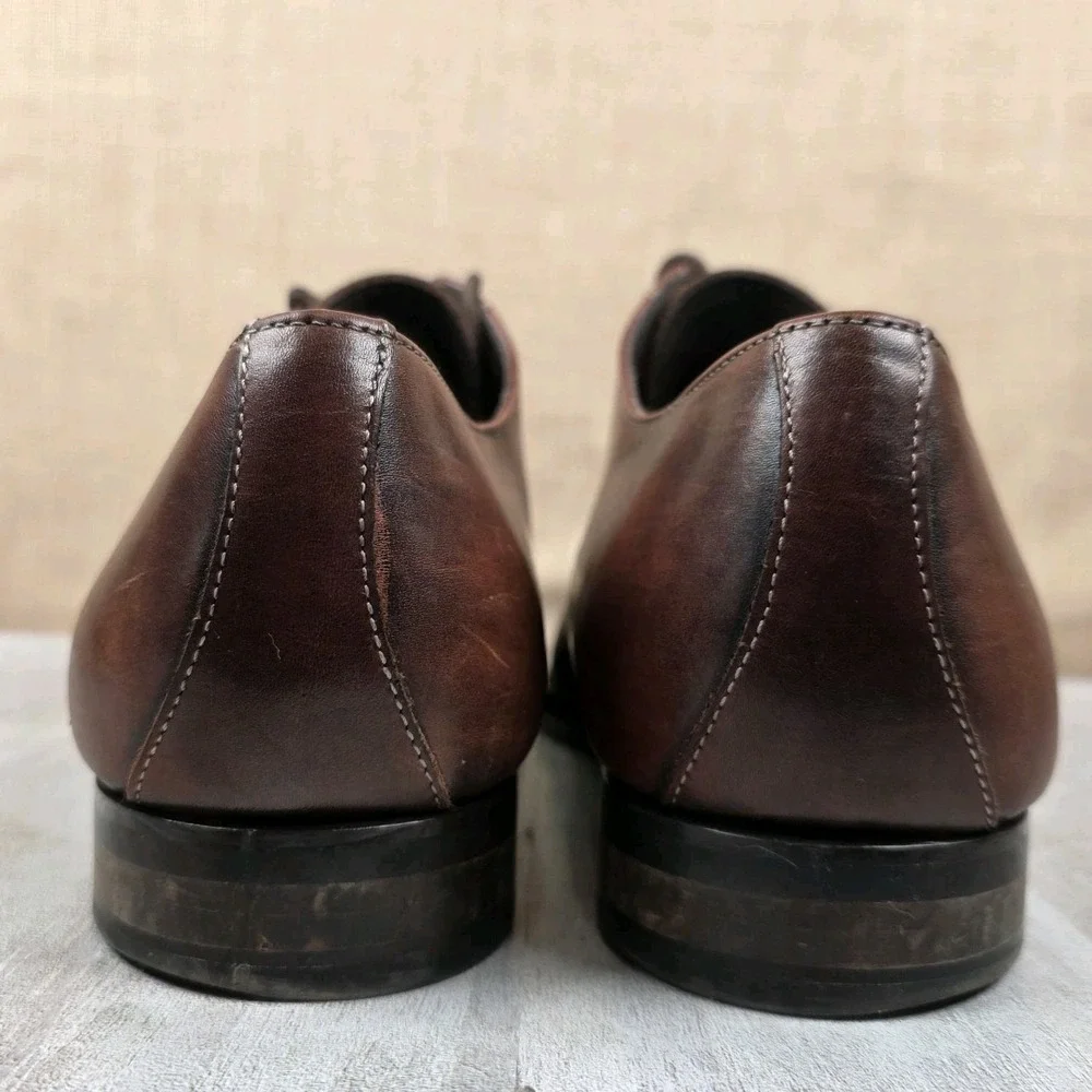 To Boot New York Adam Derrick Men's Size 11 Brown Leather Derby‎ Dress Shoes